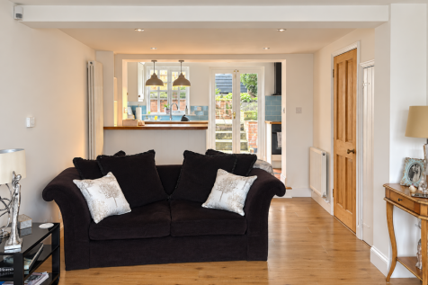 Open plan living area