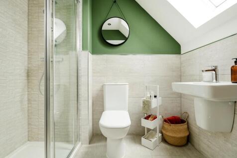 En suite shower room away from the family