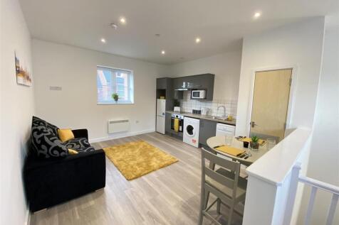 Bright, modern open-plan living and dining area...