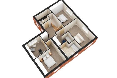 3D Floorplan - First Floor
