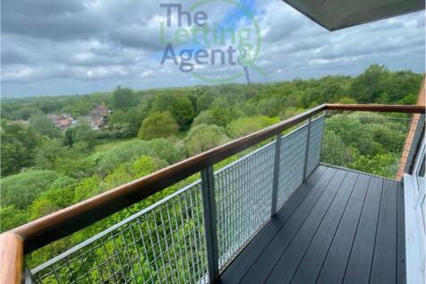 View from Living Room Balcony over Heaton Park