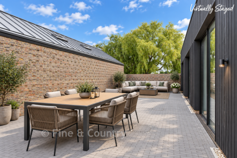 Staged Patio Area