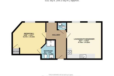 Floorplan - Flat 6