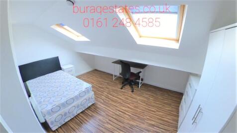 Bright, neatly presented bedroom with two skyli...