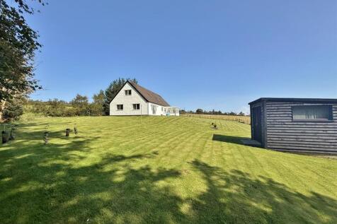 Front garden and wooded area