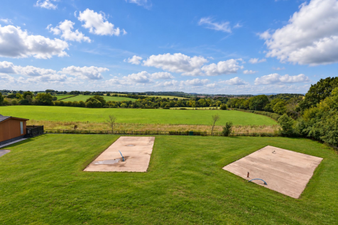 virtually finished to show completed site