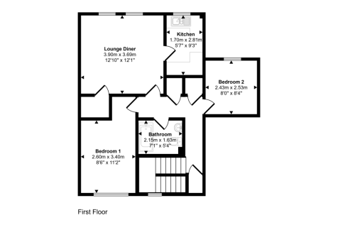 Flat 8, Mahew Court, Emmerton Road, Kempston, Bedfordshire, MK42 8QX