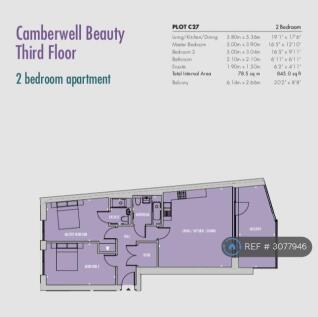Large Two Bed Apartment 