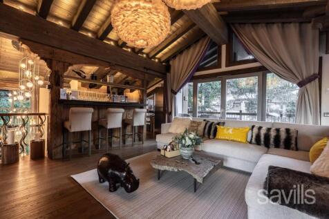 Living room chalet Courchevel Moriond