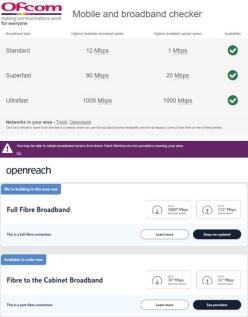 Mobile and Broadband Checker