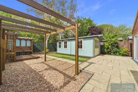 Rear garden and outbuildings