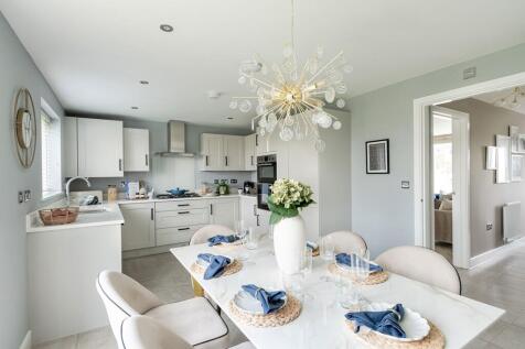 Open plan kitchen dining room