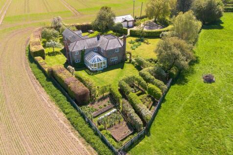 Aerial view of gardens