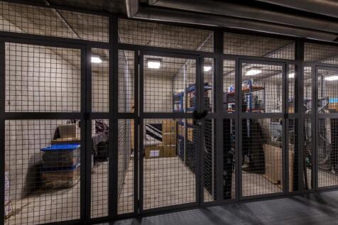 Storage Cage in building basement