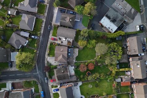 Aerial of grounds from side