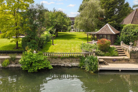 View towards the house from the river