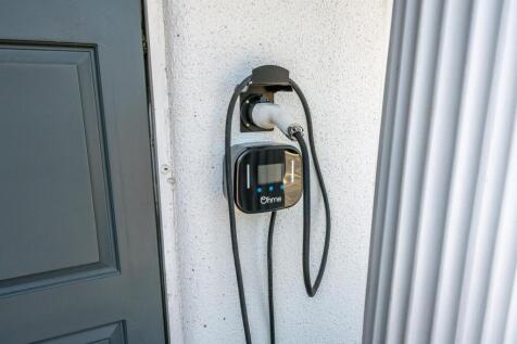 Electric car charging point