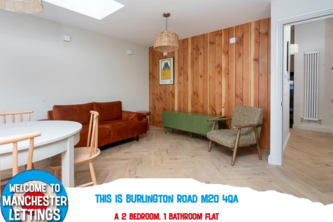 2-bed house on Burlington Road Manchester, M20 4QA, £845/mo