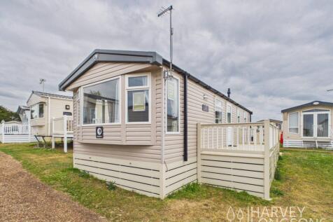 Exterior of the Swift Loire Holiday Caravan at Rye