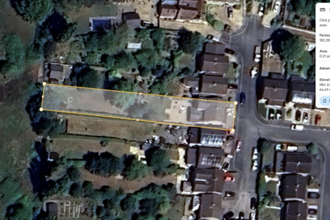 Just over a fifth of an acre
