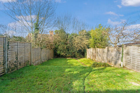 Private West facing rear garden