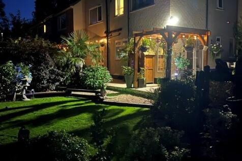 exterior view at night