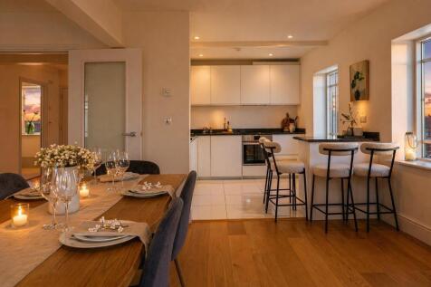 Apartment in the evening