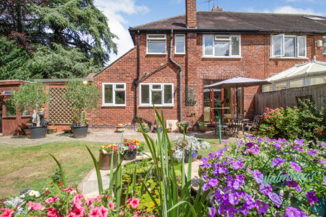 Rear gardens &amp; elevation