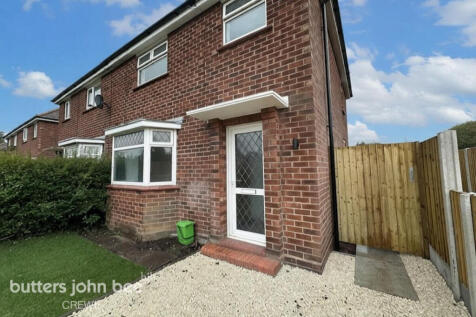 3-bed semi-detached on Sunnybank Road, Crewe, £1,450/mo