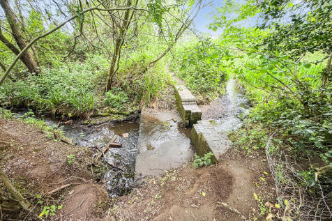 Stream at rear of garden
