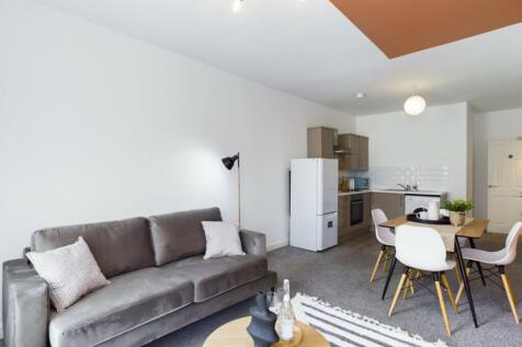 A spacious and inviting large modern living roo...