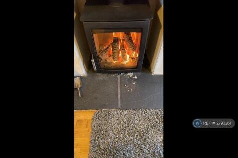Wood Burning Stove In Living Room
