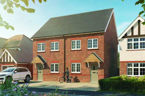 Redrow external image of the 3 bed brick semi-detached home