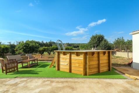The pool and lounging area