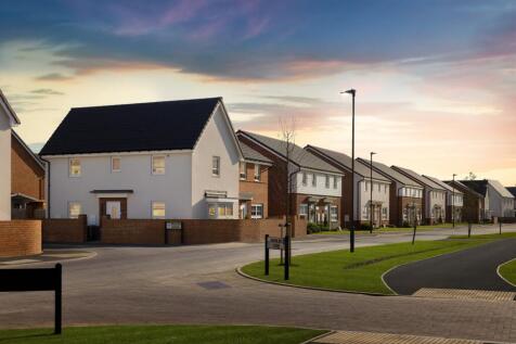 Dusk image of 3 bedroom homes at Ryebank Gate December 2024