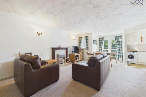 The spacious living room