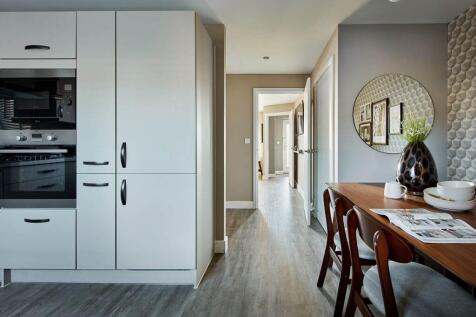 The open-plan kitchen/diner serves as the sociable heart of the home