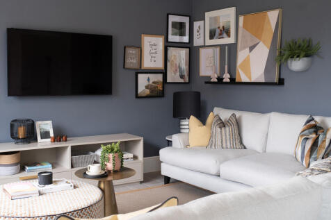 Family room  of the Henley, a 4 bedroom house