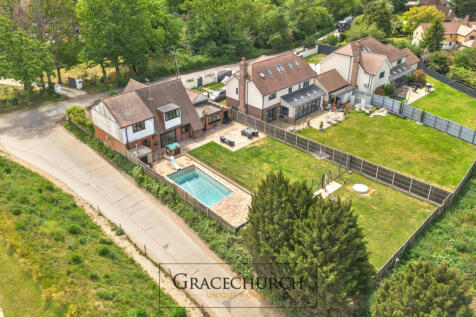 Aerial view from the rear