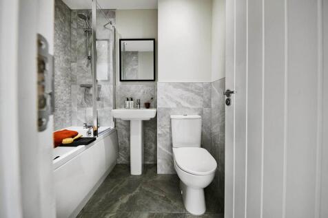 A family bathroom completes the home