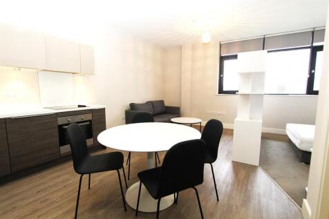 Bright modern open-plan living and dining area...