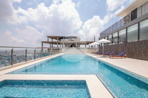 14th Floor 2 Bedroom Condo For Sale - Time Sqaure 2 -Toul Kork, Phnom Penh