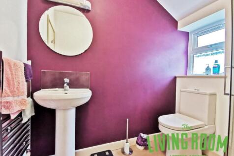 purple bathroom