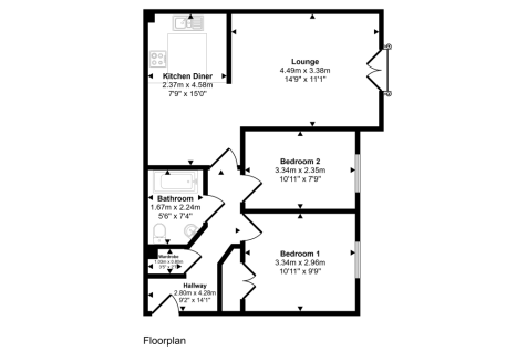 Apartment 11, 80 Priestfields, Leigh, Lancashire WN7 2RX