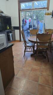 Bright kitchen with spacious dining area...