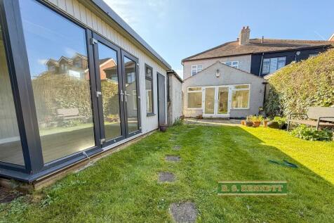 Rear of property