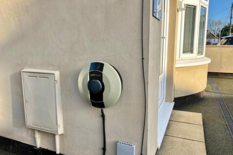 Electric car charging point
