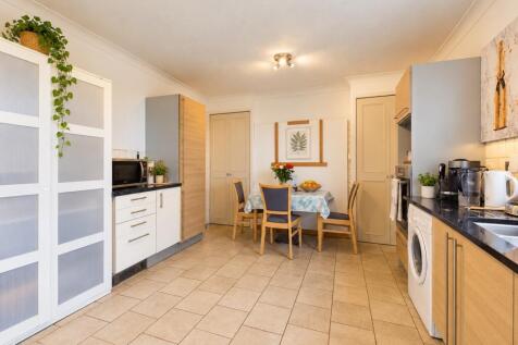 Warm Modern Kitchen Dining Room