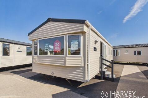 ABI Trieste static caravan exterior at holiday par