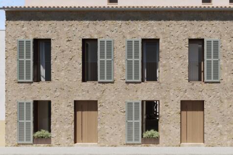 Front of the house (house A &amp; B)